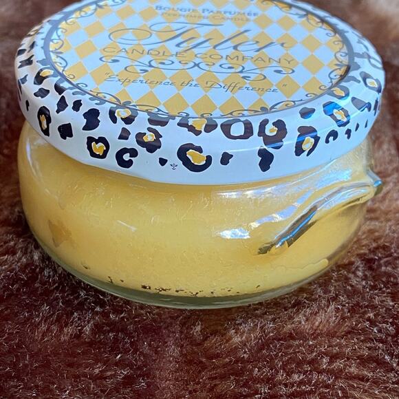 UNUSED Tyler Candle ORANGE VANILLA Jar, Single Wick NEW - Picture 2 of 5